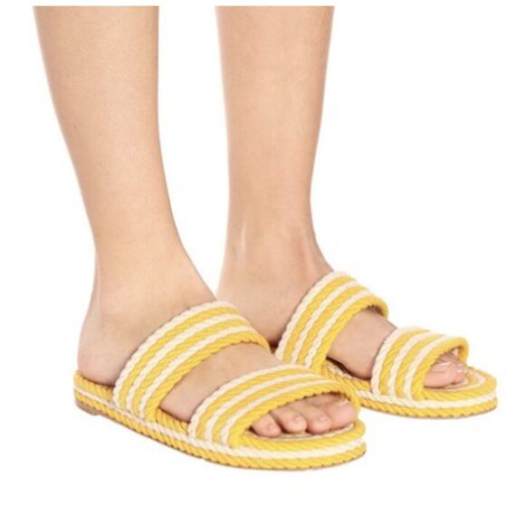 Zimmermann Yellow Rope Slides - Picture 2 of 14